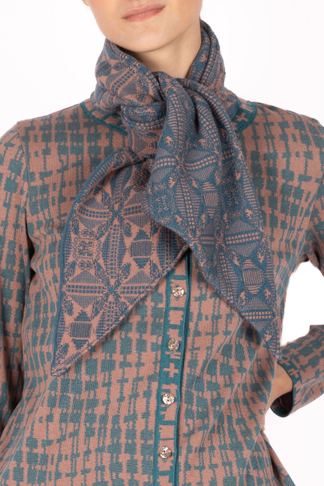 Small scarf MEDLEY khaki