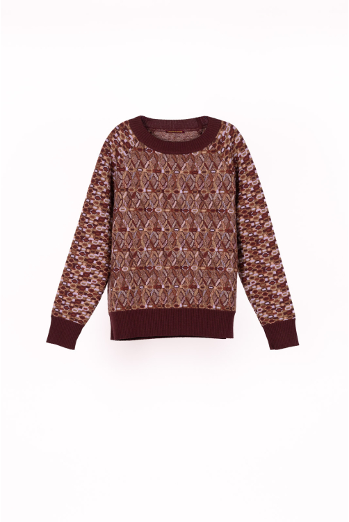 Pull PARTITA bordeaux