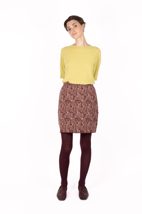 Skirt PARTITA burgundy
