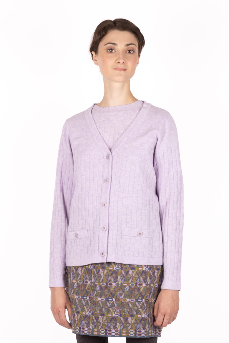 Cardigan SIMILE mauve