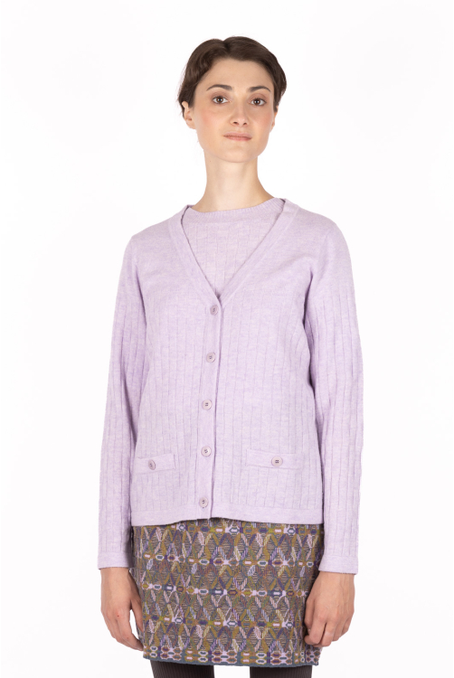 Cardigan SIMILE mauve