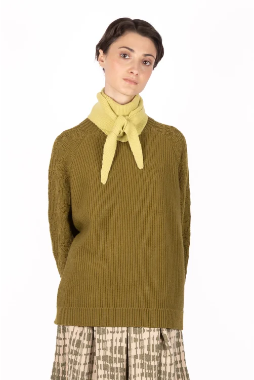 Triangle scarf SIMILE yellow