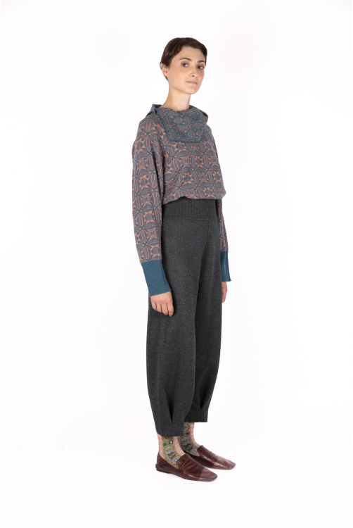 Pantalon carotte SOPRANO acier
