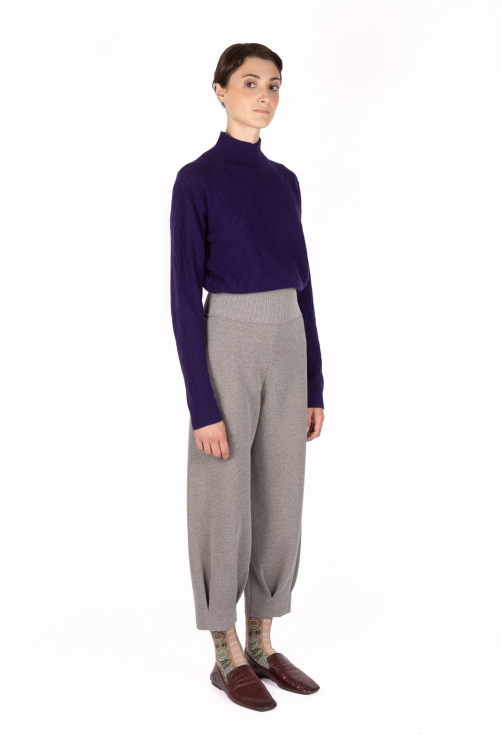 Pantalon carotte SOPRANO gris