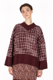 Pull ZOGRAS bordeaux