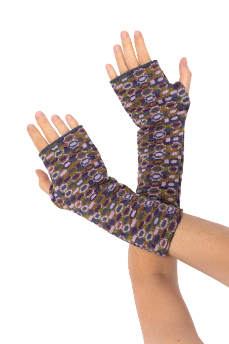 Mittens PARTITA purple