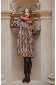 Manteau DACAPO roux