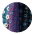 Millefiori violet